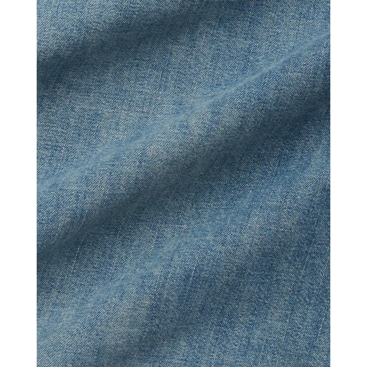 Slub Denim Western Shirt Shirt