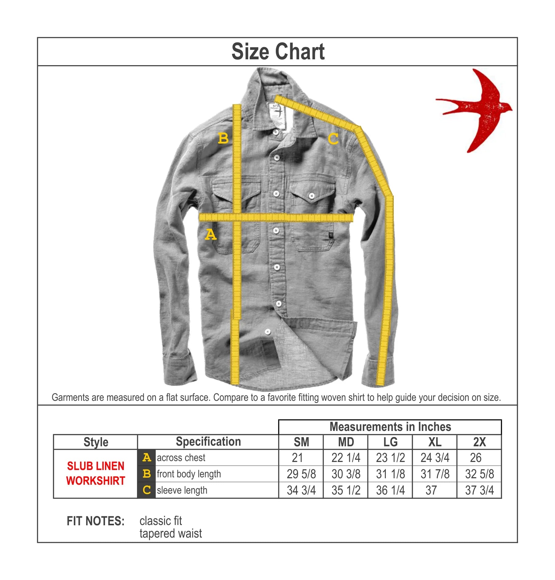 Slub Linen Workshirt Sky Blue - Shirts