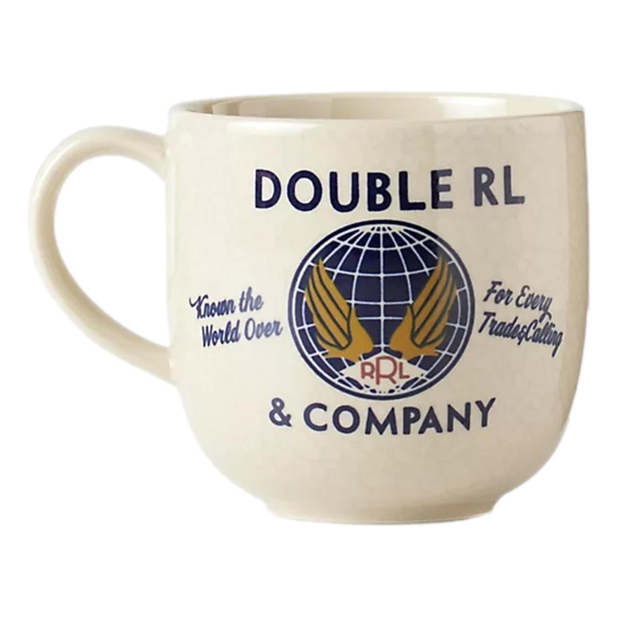 Souvenir Mug Cream Navy Golden Yellow - Cups