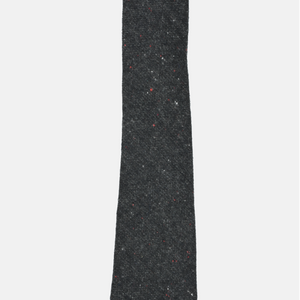 Speckled Charcoal Grey Wool Tie