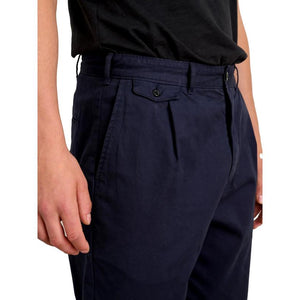 Standard Pleated Chino Pant Dark Navy - Pants