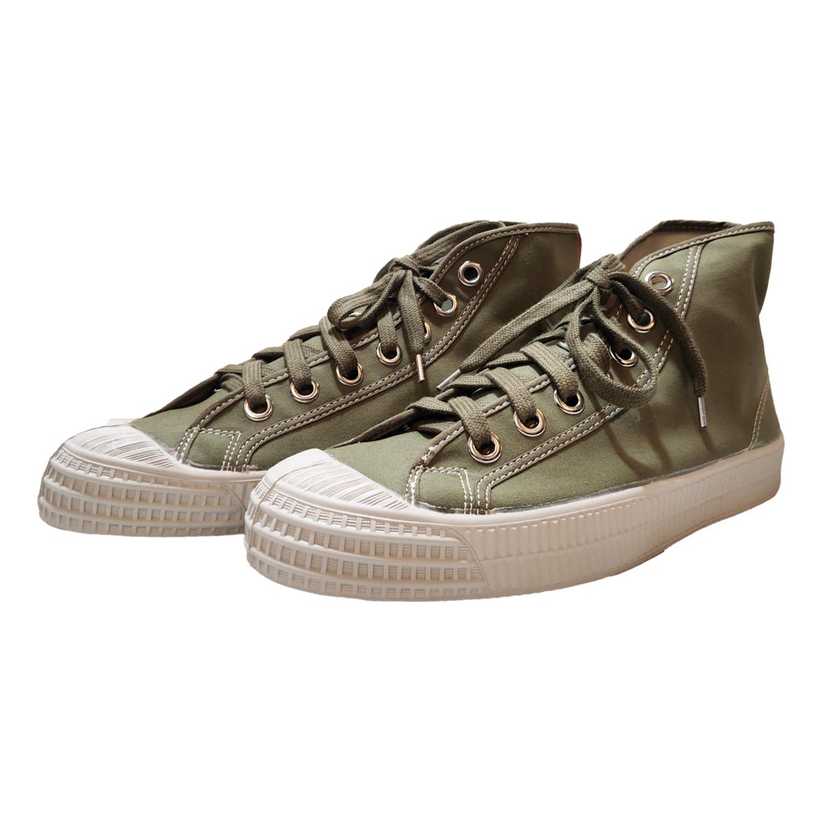 Star Dribble Wax Cotton Dusky Green - Shoes