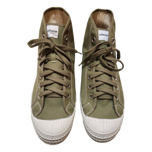 Star Dribble Wax Cotton Dusky Green - Shoes