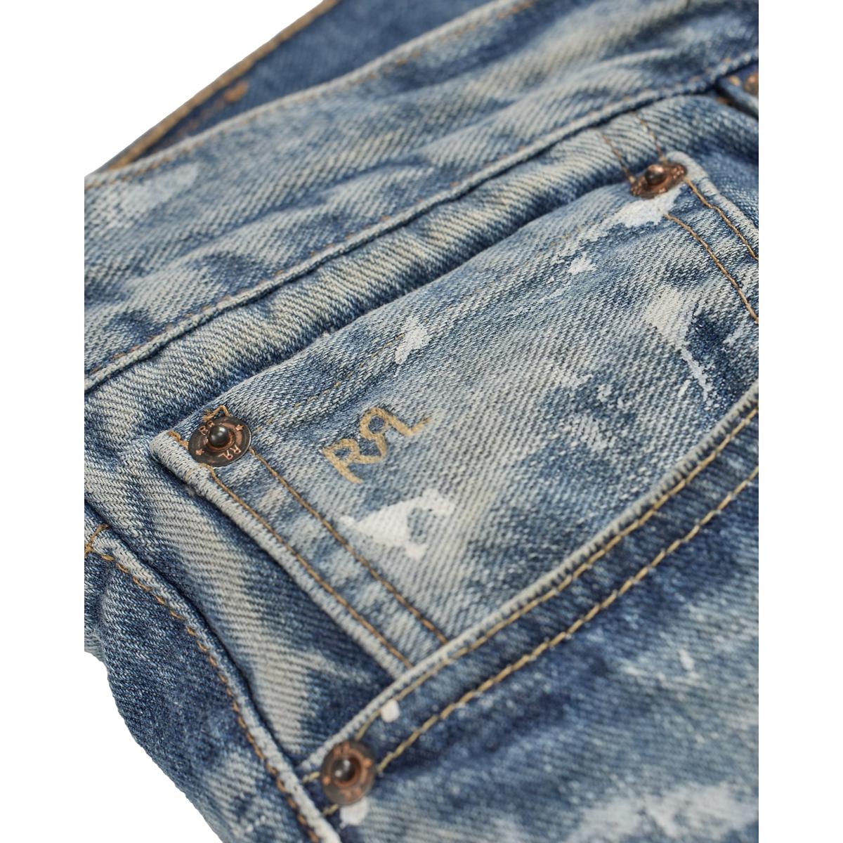 Straight Fit Fenimore Distressed Jean - Denim