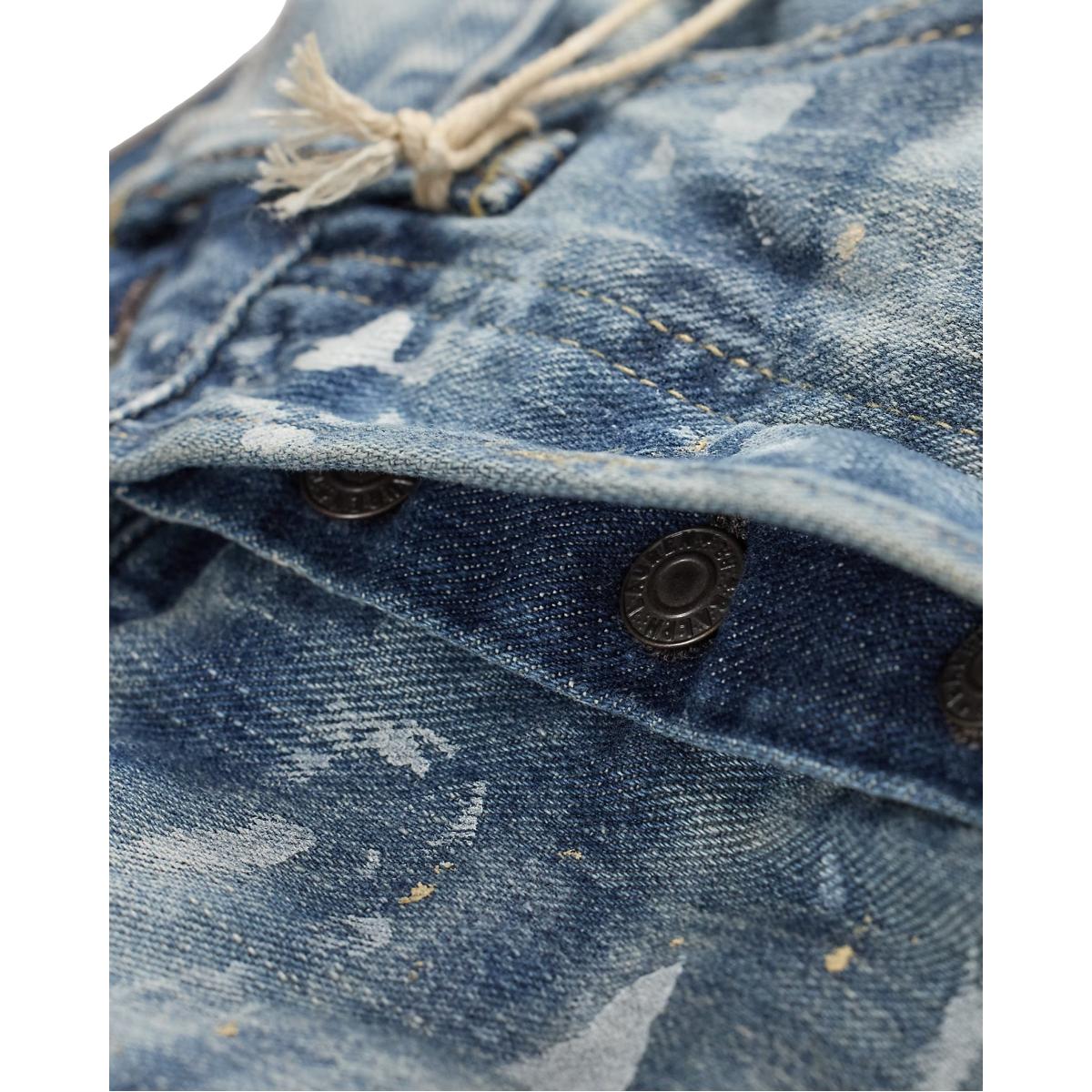 Straight Fit Fenimore Distressed Jean - Denim