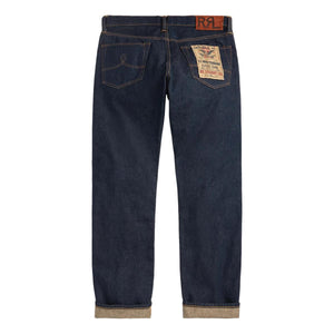 Straight Fit Once Washed Selvedge Jean - Denim