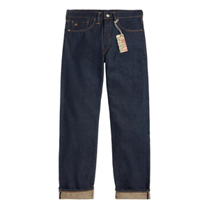 Straight Fit Once Washed Selvedge Jean - Denim