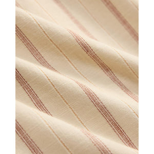 Striped Dobby Workshirt Beige Multi - Shirts