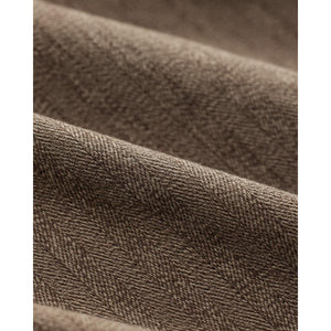 Striped Jaspé Herringbone Jacket Vintage Grey - outerwear