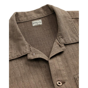 Striped Jaspé Herringbone Jacket Vintage Grey - outerwear