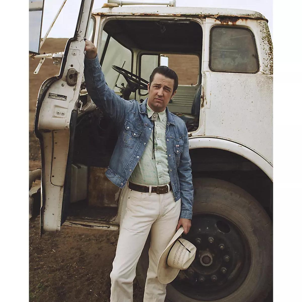 Studded Indigo Denim Jacket Dillon Wash - Shirt Jacket