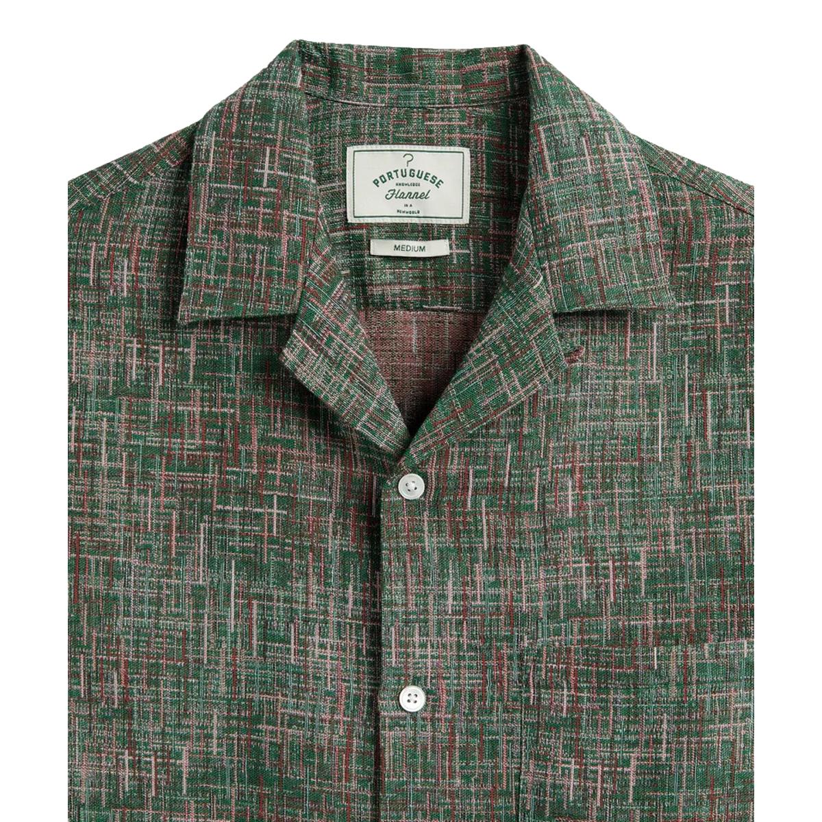 Summer Boucle Shirt Green - Shirts