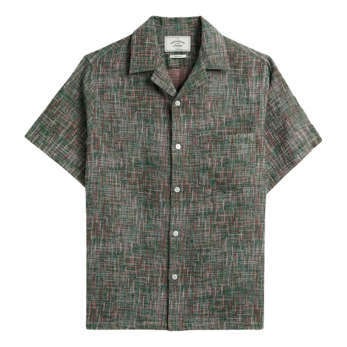 Summer Boucle Shirt Green - Shirts