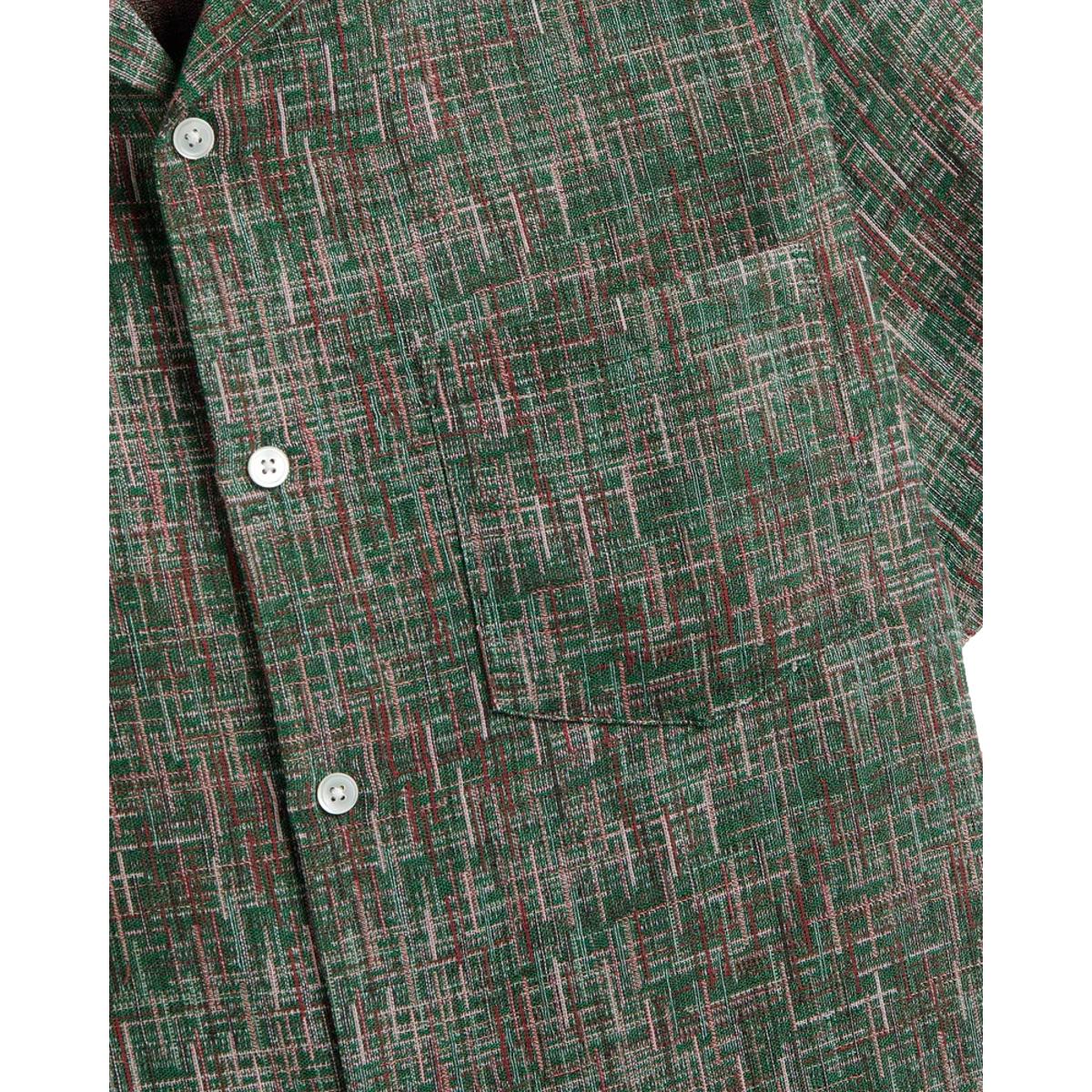 Summer Boucle Shirt Green - Shirts