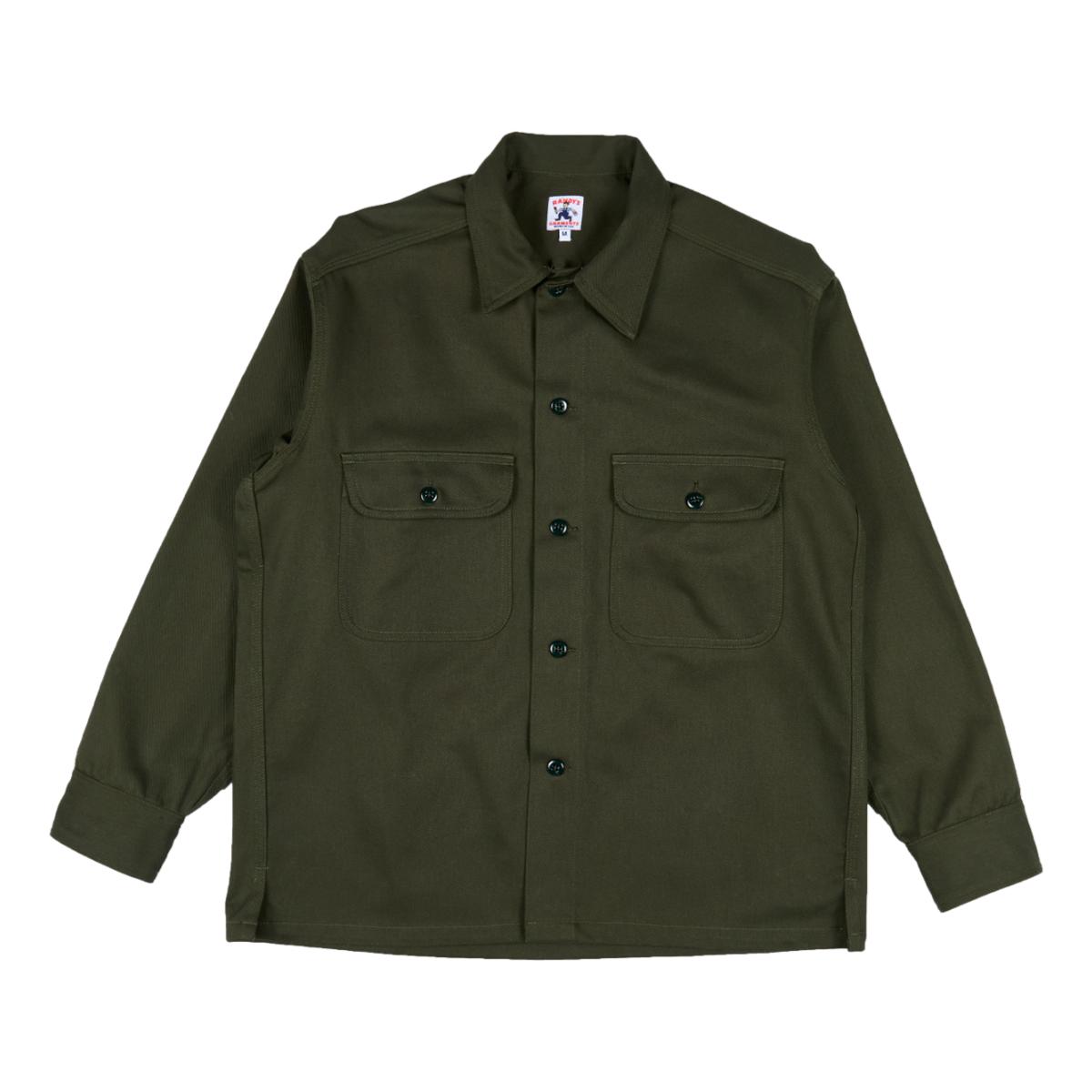 Super Twill Over Shirt Dark Olive - Shirt