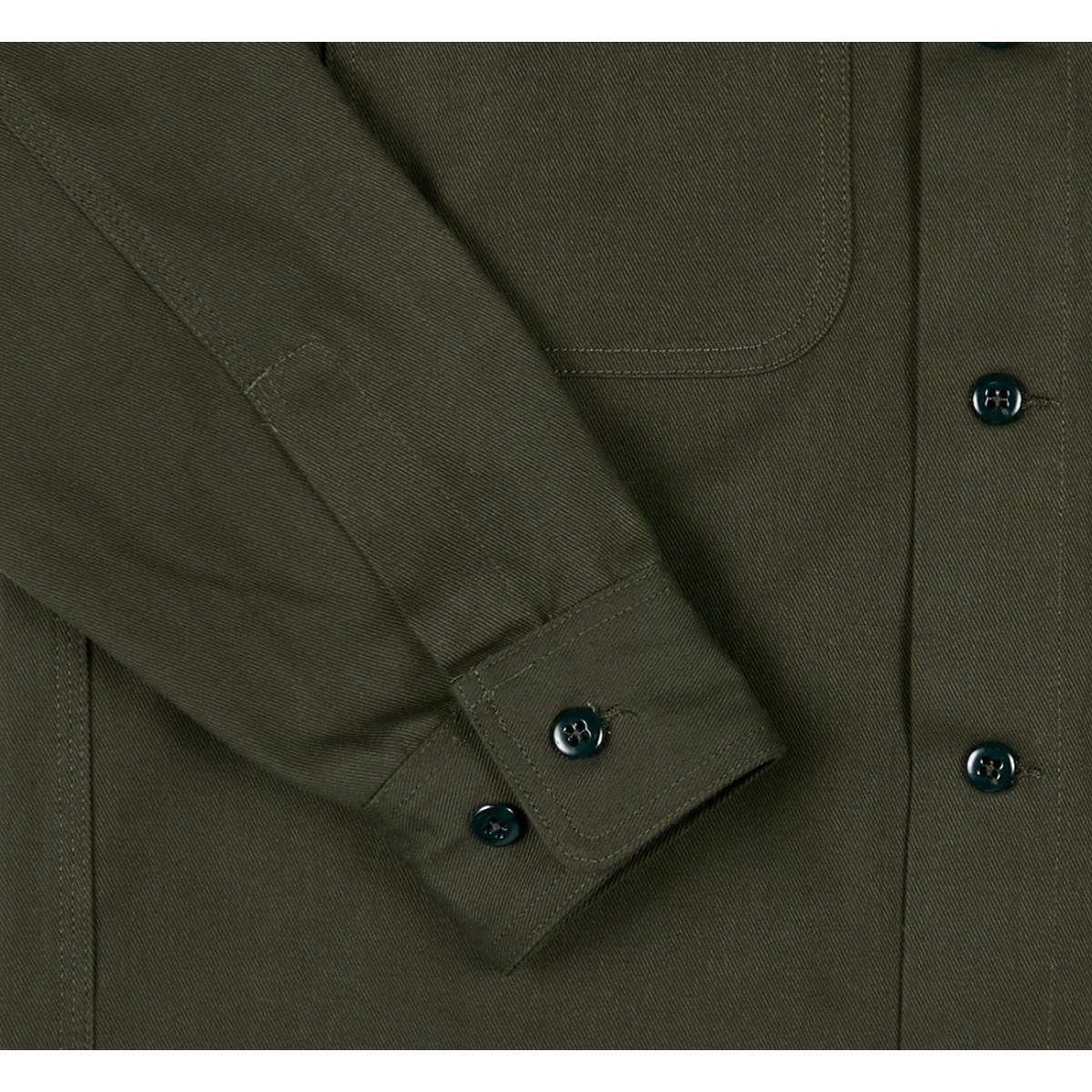 Super Twill Over Shirt Dark Olive - Shirt