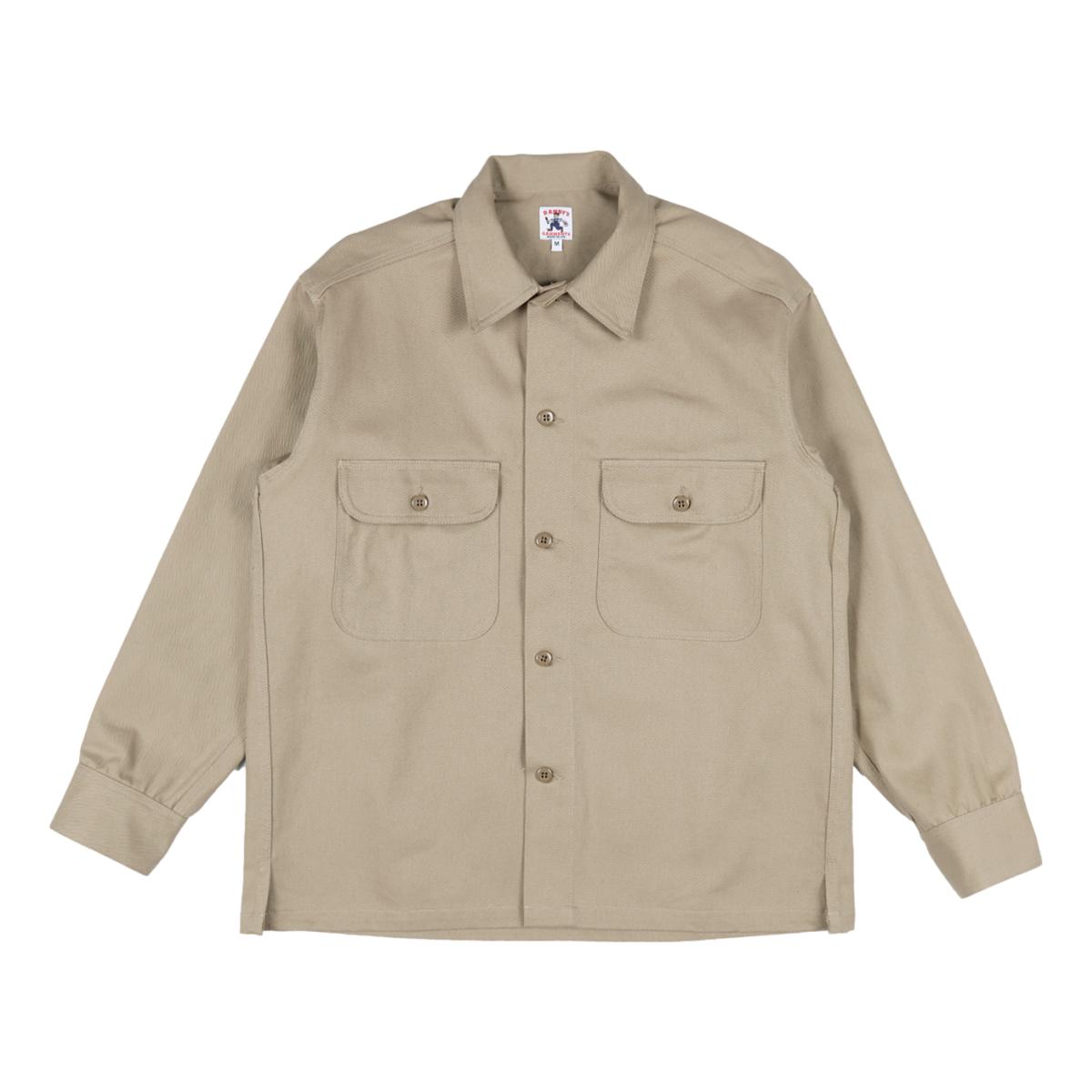 Super Twill Over Shirt Khaki - Shirt