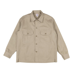 Super Twill Over Shirt Khaki - Shirt