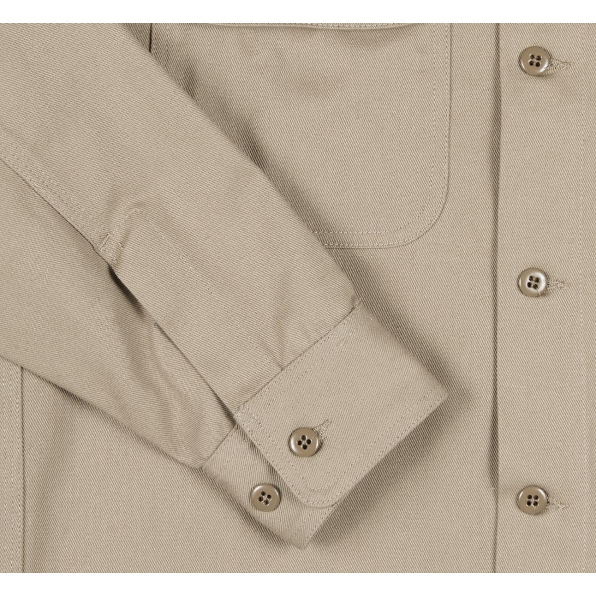 Super Twill Over Shirt Khaki - Shirt