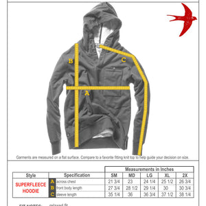 Superfleece Hoodie Chalk - Fleece