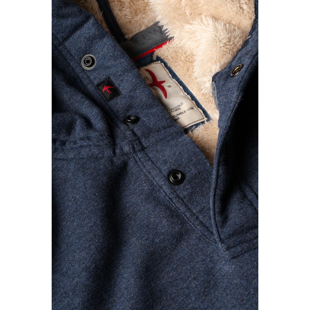 Superfleece Hoodie Navy - Fleece