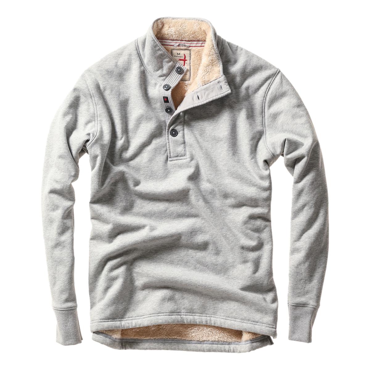 Superfleece Mock Lt Grey - Fleece