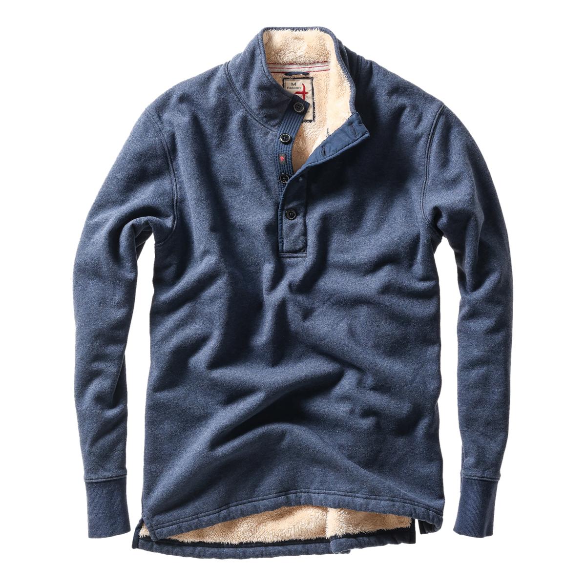 Superfleece Mock Navy - Fleece