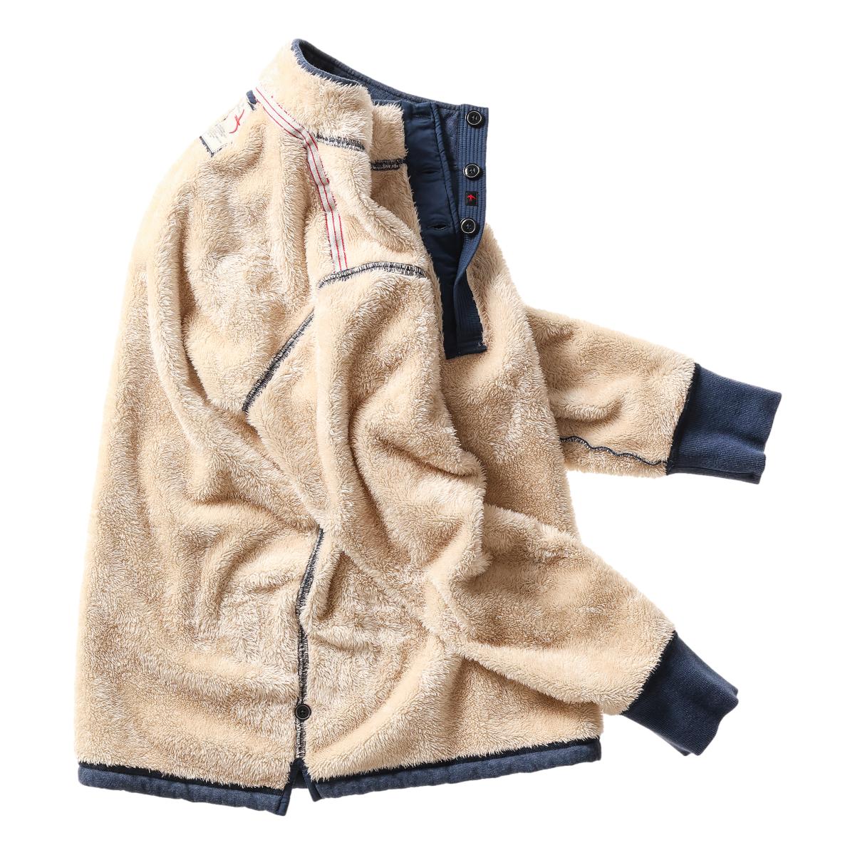 Superfleece Mock Navy - Fleece