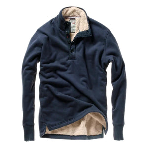 Superfleece Mock Navy - Mock Neck