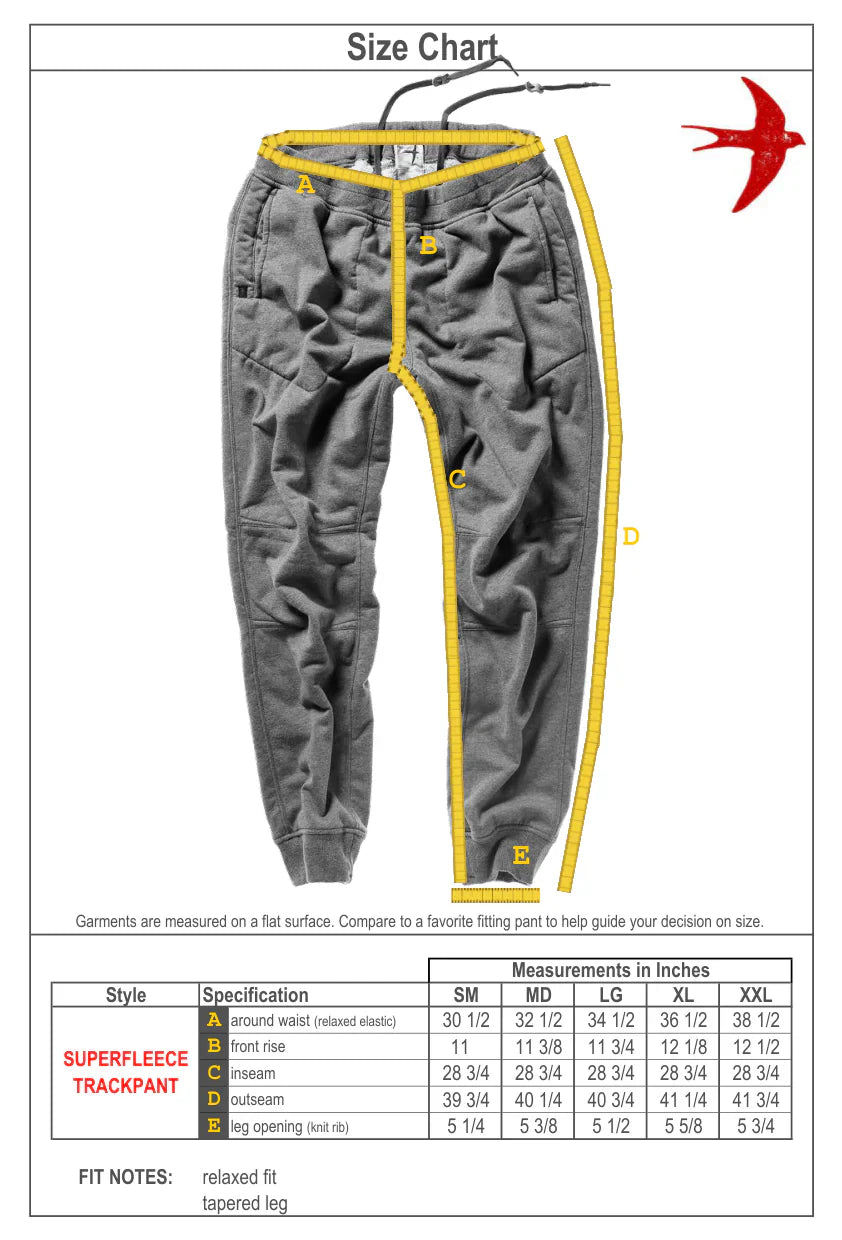 Superfleece Trackpant Dk Grey - Fleece