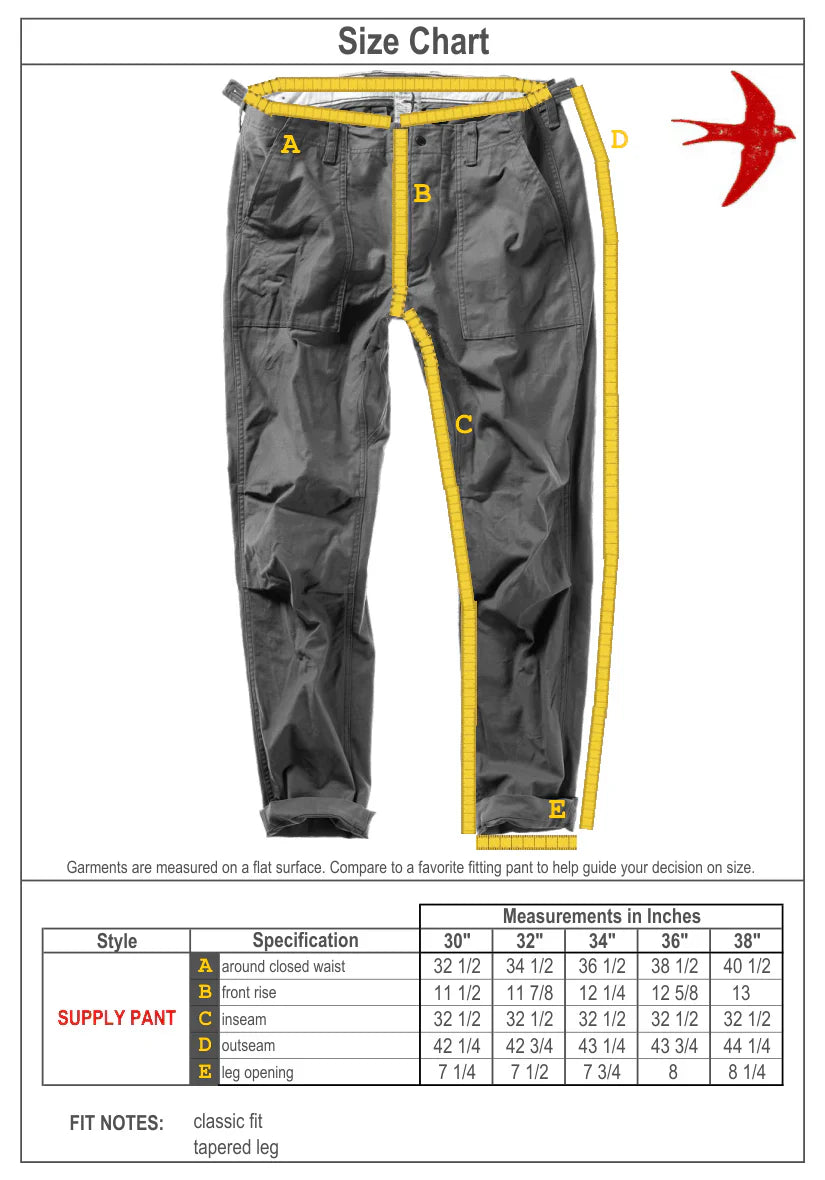 Supply Pant Steel Grey - Pant