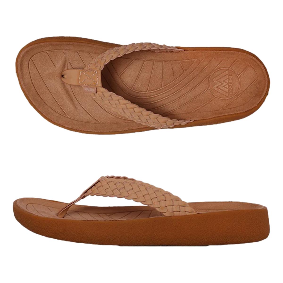 Surfrider Woven Vegan Leather Rubber Tan - Shoes