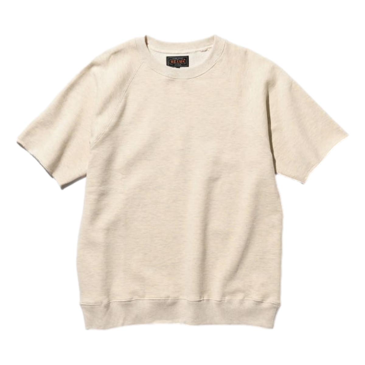 Sweat Short Sleeve Cut-Off Oatmeal - Sweatshirt