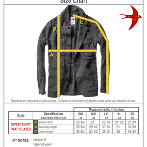 Sweatshirt Trap Blazer Dk Grey Heather - Blazer