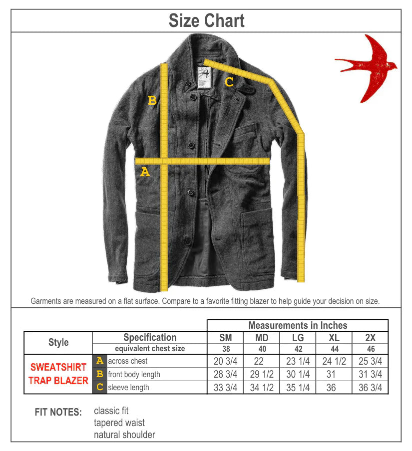 Sweatshirt Trap Blazer Dk Grey Heather - Blazer