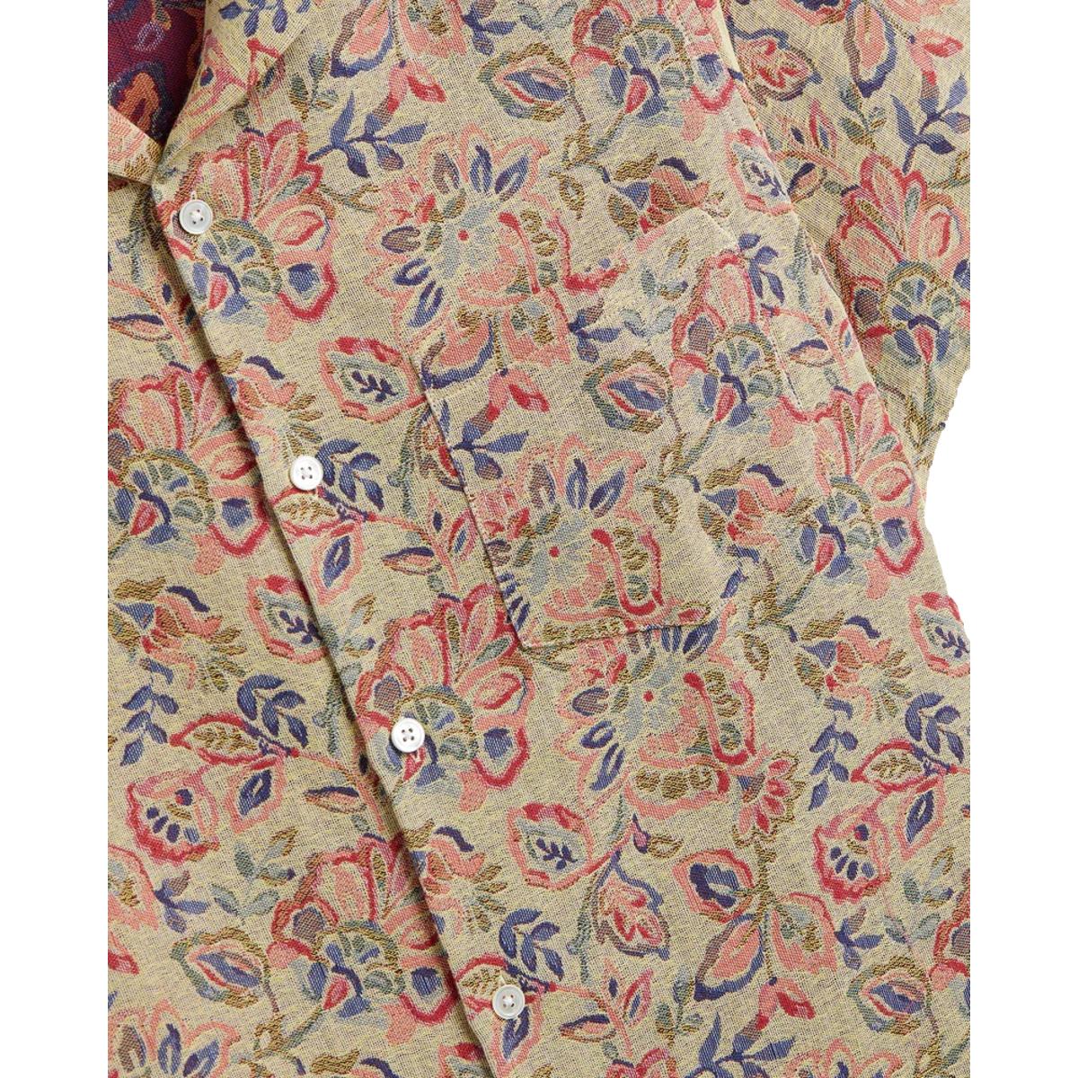 Tapestry Flowers Shirt - Shirts