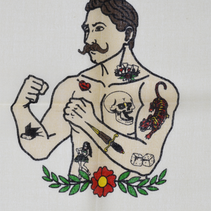 Tattoo Warrior 100% Wool Bandana