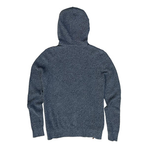 Textured Cotton Blend Hooded Sweater Charcoal - hooded