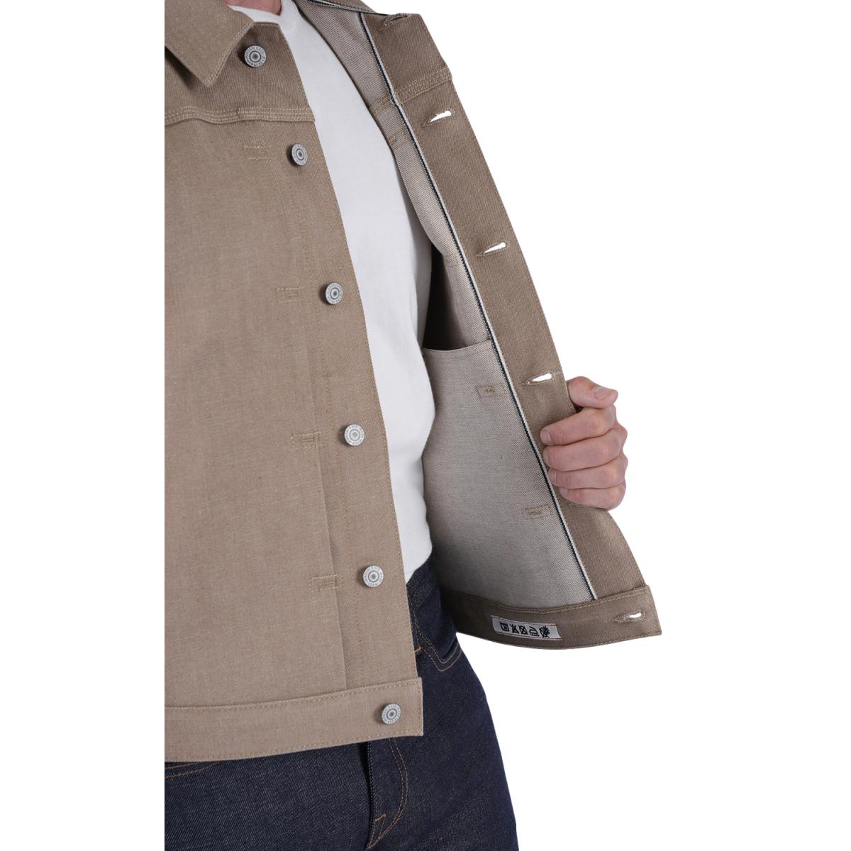 The Blade Army Beige Raw 14oz Selvedge - Jacket