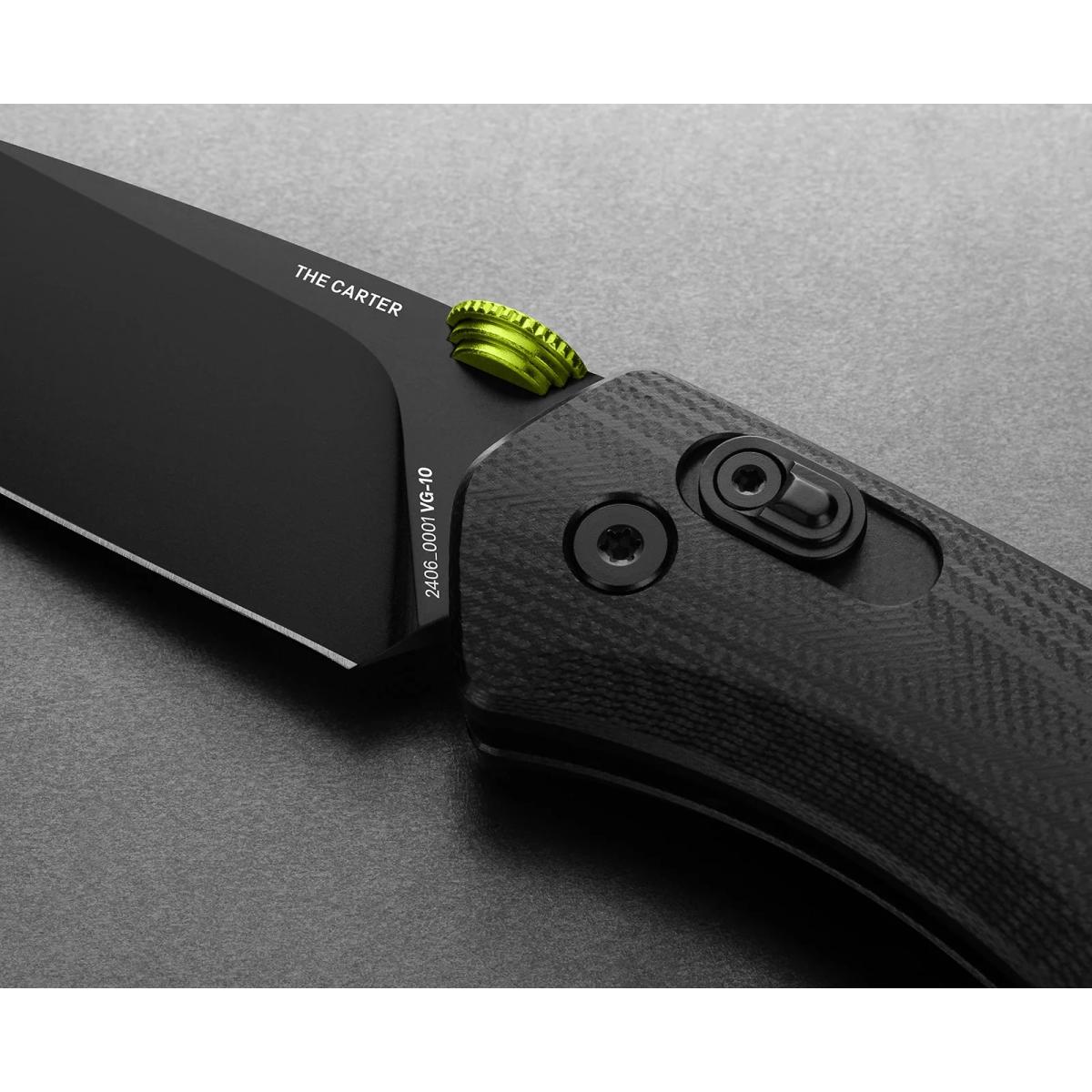 The Carter Black + Black - knife