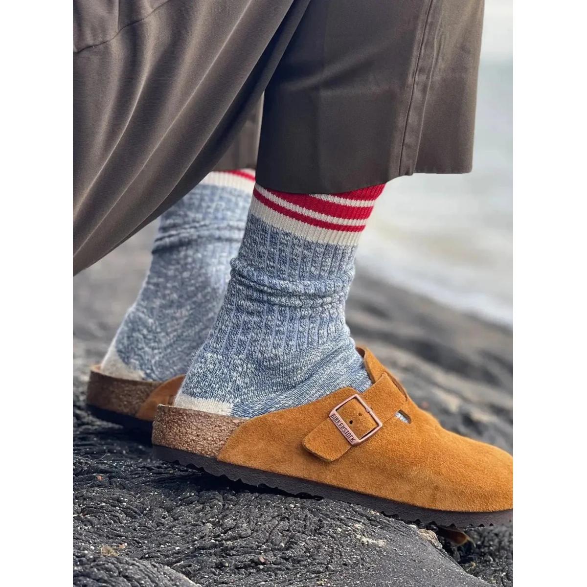 The Dornoch Slub Crew Length Socks - Socks