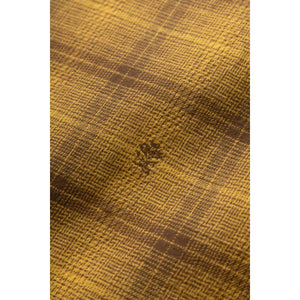 Thistle Plaid Padded Work Vest Ochre - Vest