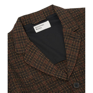 Three Button Jacket Black Olive Albuquerque Check - Jacket