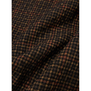 Three Button Jacket Black Olive Albuquerque Check - Jacket