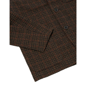 Three Button Jacket Black Olive Albuquerque Check - Jacket