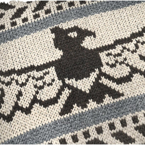 Thunderbird Heavy Cowichan Jacket Gray - Sweater