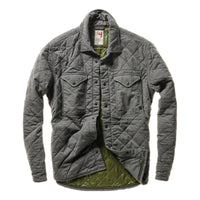 Tick Weave Shirtjacket Dark Grey - Shirts Jacket