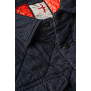 Tick Weave Shirtjacket Navy - Shirts Jacket