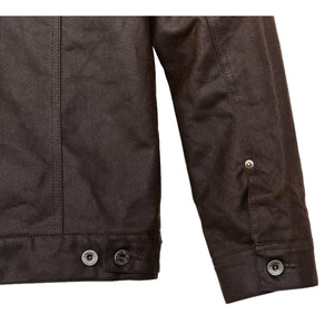 Tin Cloth Short Lined Cruiser Dark Brown - Jacket