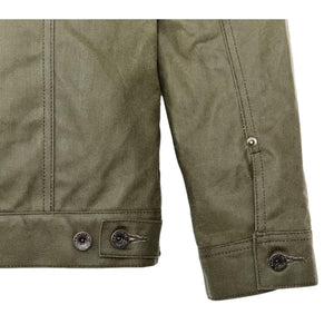 Tin Cloth Short Lined Cruiser Military Green - Jacket